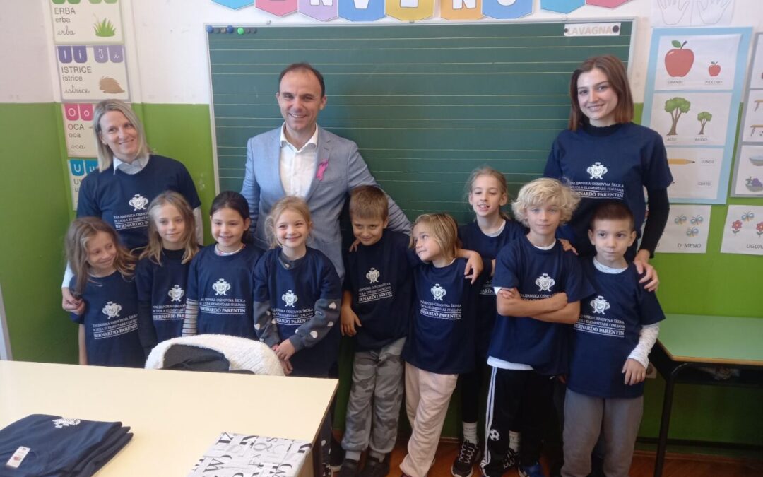 Settimana del Bambino:  visita del Sindaco a scuola