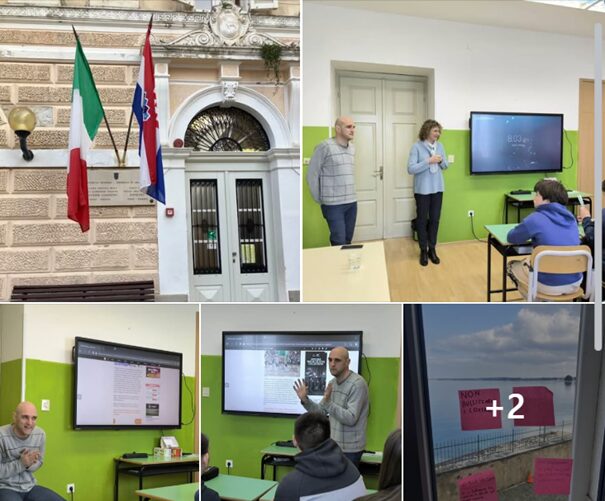 Riccardo Pratesi, giornalista della Gazzetta dello Sport a scuola